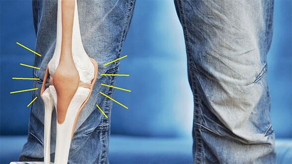 diz ekleminde ağrı